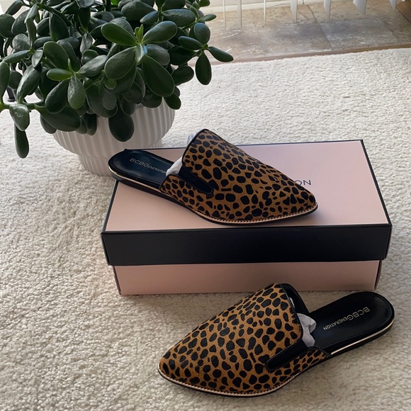 BCBGeneration Shoes - New BCBGeneration Pointed Leopard Mule Shoes